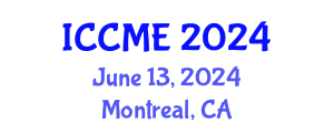 International Conference on Chemical and Molecular Engineering (ICCME) June 13, 2024 - Montreal, Canada
