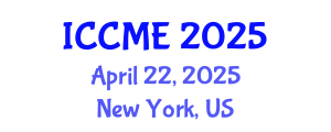 International Conference on Chemical and Molecular Engineering (ICCME) April 22, 2025 - New York, United States