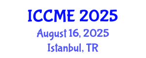 International Conference on Chemical and Molecular Engineering (ICCME) August 16, 2025 - Istanbul, Turkey