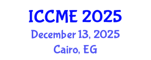 International Conference on Chemical and Molecular Engineering (ICCME) December 13, 2025 - Cairo, Egypt