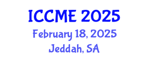 International Conference on Chemical and Molecular Engineering (ICCME) February 18, 2025 - Jeddah, Saudi Arabia