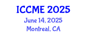 International Conference on Chemical and Molecular Engineering (ICCME) June 14, 2025 - Montreal, Canada