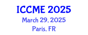 International Conference on Chemical and Molecular Engineering (ICCME) March 29, 2025 - Paris, France