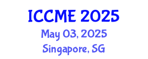 International Conference on Chemical and Molecular Engineering (ICCME) May 03, 2025 - Singapore, Singapore