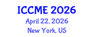 International Conference on Chemical and Molecular Engineering (ICCME) April 22, 2026 - New York, United States