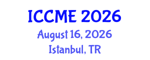 International Conference on Chemical and Molecular Engineering (ICCME) August 16, 2026 - Istanbul, Turkey