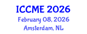 International Conference on Chemical and Molecular Engineering (ICCME) February 08, 2026 - Amsterdam, Netherlands