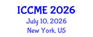 International Conference on Chemical and Molecular Engineering (ICCME) July 10, 2026 - New York, United States International Conference on Chemical and Molecular Engineering (ICCME) July 10, 2026 - New York, United States