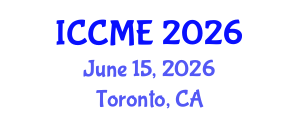 International Conference on Chemical and Molecular Engineering (ICCME) June 15, 2026 - Toronto, Canada