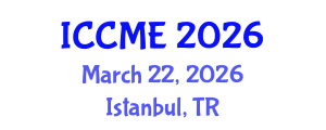 International Conference on Chemical and Molecular Engineering (ICCME) March 22, 2026 - Istanbul, Turkey