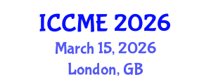 International Conference on Chemical and Molecular Engineering (ICCME) March 15, 2026 - London, United Kingdom