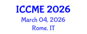 International Conference on Chemical and Molecular Engineering (ICCME) March 04, 2026 - Rome, Italy