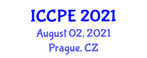 International Conference on Chemical and Polymer Engineering (ICCPE) August 02, 2021 - Prague, Czechia