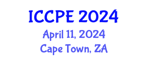 International Conference on Chemical and Process Engineering (ICCPE) April 11, 2024 - Cape Town, South Africa