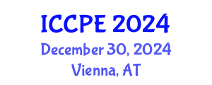 International Conference on Chemical and Process Engineering (ICCPE) December 30, 2024 - Vienna, Austria