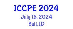 International Conference on Chemical and Process Engineering (ICCPE) July 15, 2024 - Bali, Indonesia
