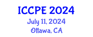 International Conference on Chemical and Process Engineering (ICCPE) July 11, 2024 - Ottawa, Canada