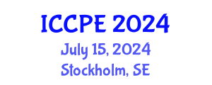 International Conference on Chemical and Process Engineering (ICCPE) July 15, 2024 - Stockholm, Sweden