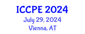 International Conference on Chemical and Process Engineering (ICCPE) July 29, 2024 - Vienna, Austria
