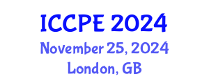 International Conference on Chemical and Process Engineering (ICCPE) November 25, 2024 - London, United Kingdom