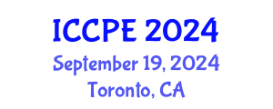 International Conference on Chemical and Process Engineering (ICCPE) September 19, 2024 - Toronto, Canada