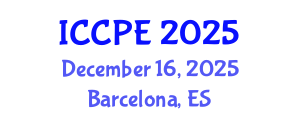 International Conference on Chemical and Process Engineering (ICCPE) December 16, 2025 - Barcelona, Spain