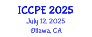 International Conference on Chemical and Process Engineering (ICCPE) July 12, 2025 - Ottawa, Canada