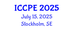 International Conference on Chemical and Process Engineering (ICCPE) July 15, 2025 - Stockholm, Sweden