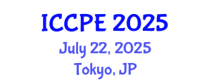 International Conference on Chemical and Process Engineering (ICCPE) July 22, 2025 - Tokyo, Japan