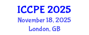 International Conference on Chemical and Process Engineering (ICCPE) November 18, 2025 - London, United Kingdom