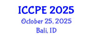 International Conference on Chemical and Process Engineering (ICCPE) October 25, 2025 - Bali, Indonesia