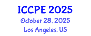 International Conference on Chemical and Process Engineering (ICCPE) October 28, 2025 - Los Angeles, United States