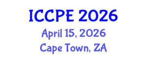 International Conference on Chemical and Process Engineering (ICCPE) April 15, 2026 - Cape Town, South Africa