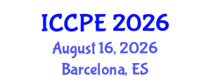 International Conference on Chemical and Process Engineering (ICCPE) August 16, 2026 - Barcelona, Spain