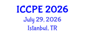 International Conference on Chemical and Process Engineering (ICCPE) July 29, 2026 - Istanbul, Turkey