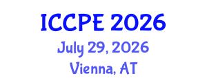 International Conference on Chemical and Process Engineering (ICCPE) July 29, 2026 - Vienna, Austria