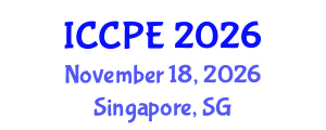 International Conference on Chemical and Process Engineering (ICCPE) November 18, 2026 - Singapore, Singapore