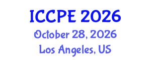 International Conference on Chemical and Process Engineering (ICCPE) October 28, 2026 - Los Angeles, United States