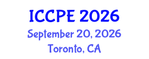 International Conference on Chemical and Process Engineering (ICCPE) September 20, 2026 - Toronto, Canada