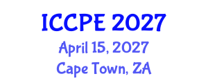 International Conference on Chemical and Process Engineering (ICCPE) April 15, 2027 - Cape Town, South Africa International Conference on Chemical and Process Engineering (ICCPE) April 15, 2027 - Cape Town, South Africa