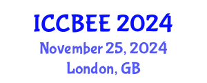 International Conference on Chemical, Biological and Environmental Engineering (ICCBEE) November 25, 2024 - London, United Kingdom