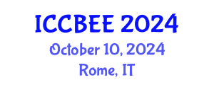 International Conference on Chemical, Biological and Environmental Engineering (ICCBEE) October 10, 2024 - Rome, Italy