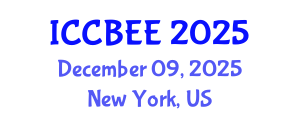 International Conference on Chemical, Biological and Environmental Engineering (ICCBEE) December 09, 2025 - New York, United States