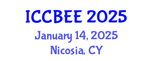 International Conference on Chemical, Biological and Environmental Engineering (ICCBEE) January 14, 2025 - Nicosia, Cyprus