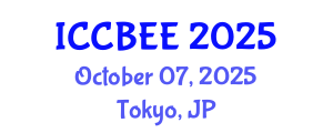 International Conference on Chemical, Biological and Environmental Engineering (ICCBEE) October 07, 2025 - Tokyo, Japan