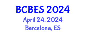 International Conference on Chemical, Biological and Environmental Sciences (BCBES) April 24, 2024 - Barcelona, Spain