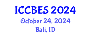 International Conference on Chemical, Biological and Environmental Sciences (ICCBES) October 24, 2024 - Bali, Indonesia