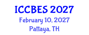 International Conference on Chemical, Biological and Environmental Sciences (ICCBES) February 10, 2027 - Pattaya, Thailand International Conference on Chemical, Biological and Environmental Sciences (ICCBES) February 10, 2027 - Pattaya, Thailand