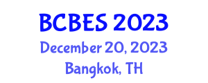 International Conference on Chemical, Biological & Environmental Sciences (BCBES) December 20, 2023 - Bangkok, Thailand International Conference on Chemical, Biological & Environmental Sciences (BCBES) December 20, 2023 - Bangkok, Thailand