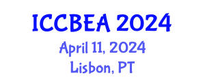 International Conference on Chemical, Biomolecular Engineering and Applications (ICCBEA) April 11, 2024 - Lisbon, Portugal